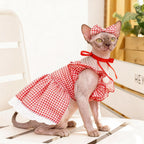 Sweet Bow Dog Cat Dress Set, Floral Lace Party Dress with Bow Tie, Cute Photoshoot Outfit for Small Medium Pets, Special Occasio