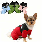 Dog Sweater Winter Clothes Warm Plaid Shirt Puppy Coat New Year Gift Outfit