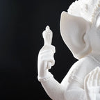 Sandstone Indian Ganesha Elephant God Statue Religious Hindu Feng Shui Buddha Sculpture