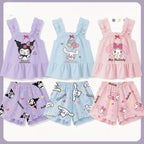 Sanrio Kuromi and Cinnamoroll Boys and Girls Summer Pyjamas Set Home Wear