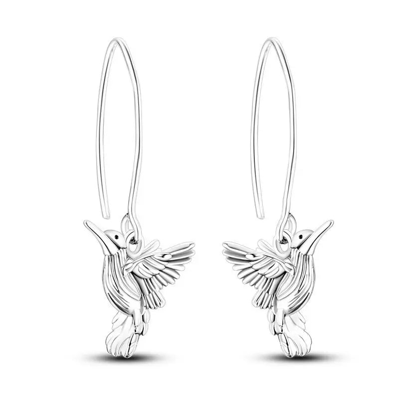 925 Sterling Silver Cats Dogs Animals Hoop Ear Studs Anniversary Gift