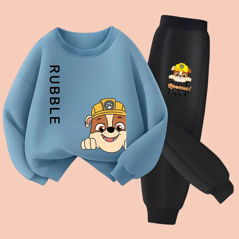 PAW Patrol Boys Sport Pullover and Trousers 2-Piece Spring Sweatsuit