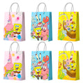 Spongebob Birthday Party Treat Bags Paper Gift Bags Party - Ship from UK