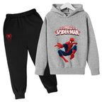 Kids Spiderman Pullover & Sweatpants Set Boys Girls Warm Fashion Outfit