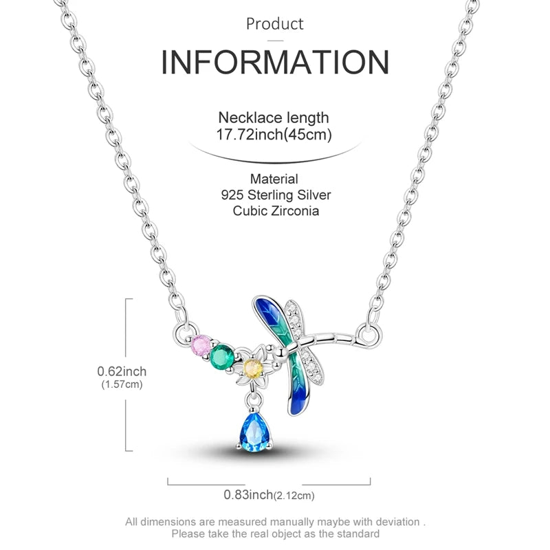 925 Sterling Silver Luminous Firefly Heart Shaped Zircon Pendant Necklace For Women Fashion Anniversary Birthday Jewelry Gifts