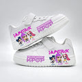 K-pop Girls Fashion Trainers 2026 Hunters Print White Sport Shoes