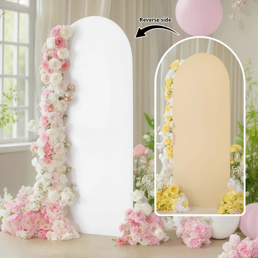 Arch Stand Cover Double Sided Backdrop Wedding Birthday Party - Ship from UK