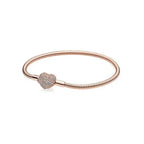 Real 925 Sterling Silver 17-20CM Snowflake Dreamcatcher Star Original Bracelet Fit For Wedding Fine Jewelry DIY Making