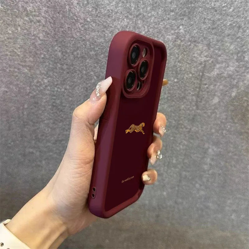 Leopard Fashion Pattern Case for iPhone 17 16 15 14 13 12 11 Pro Max 7 8 Plus