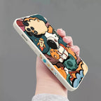 Cartoon Astronaut Case for Redmi Note 13 12 11 Pro Plus 12S 11S