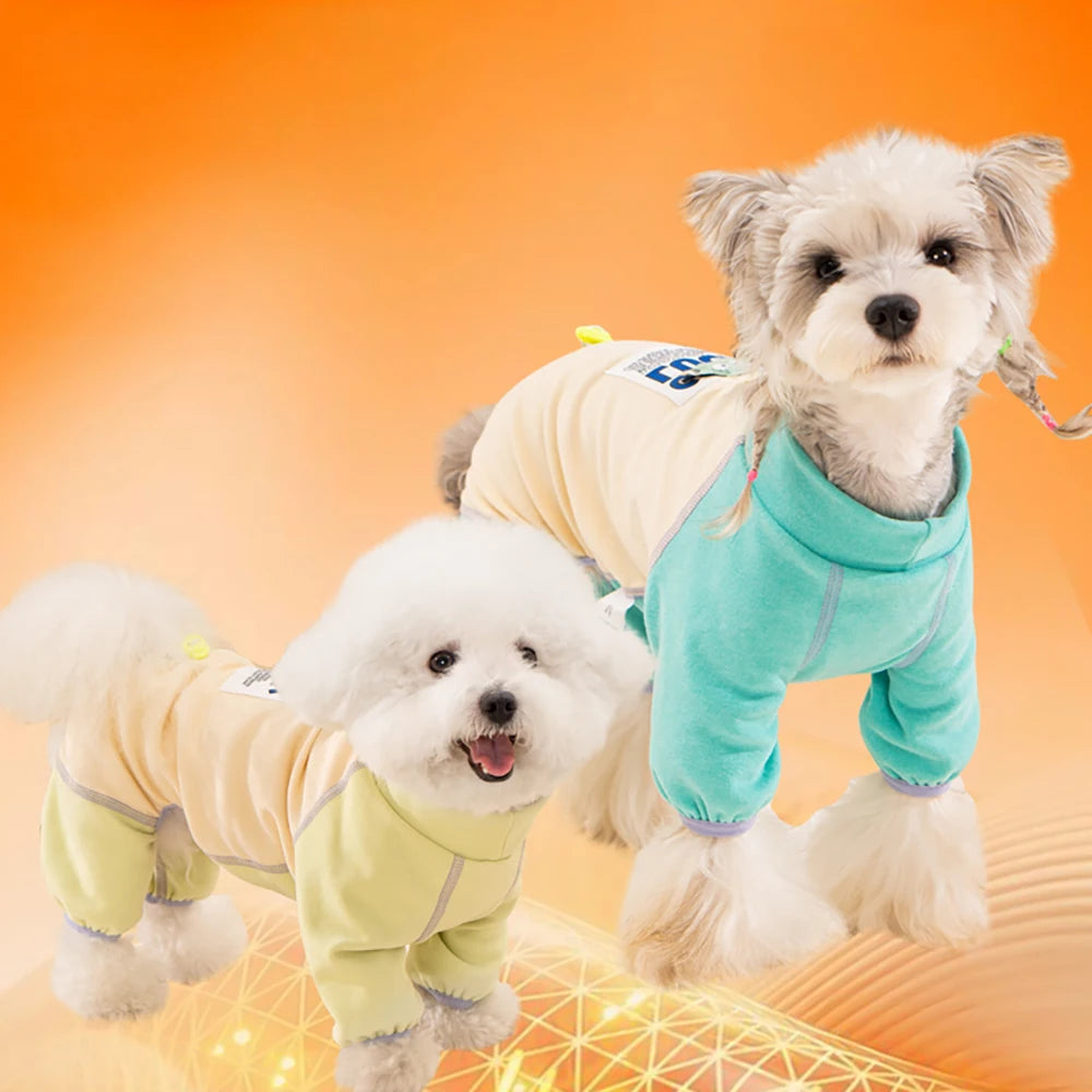 Skin-friendly fabric  Dog Clothes, Buttery Soft Seamless Pet Bodysuit Made from Baby-Grade for Comfort Winter Coats Jumpsuits
