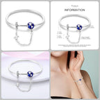 925 Silver 17-20CM Heart Pave Zirconia Original Bracelets Infinity Bracelet Fit DIY Charms Bead Birthday Jewelry Gifts Hot Sale