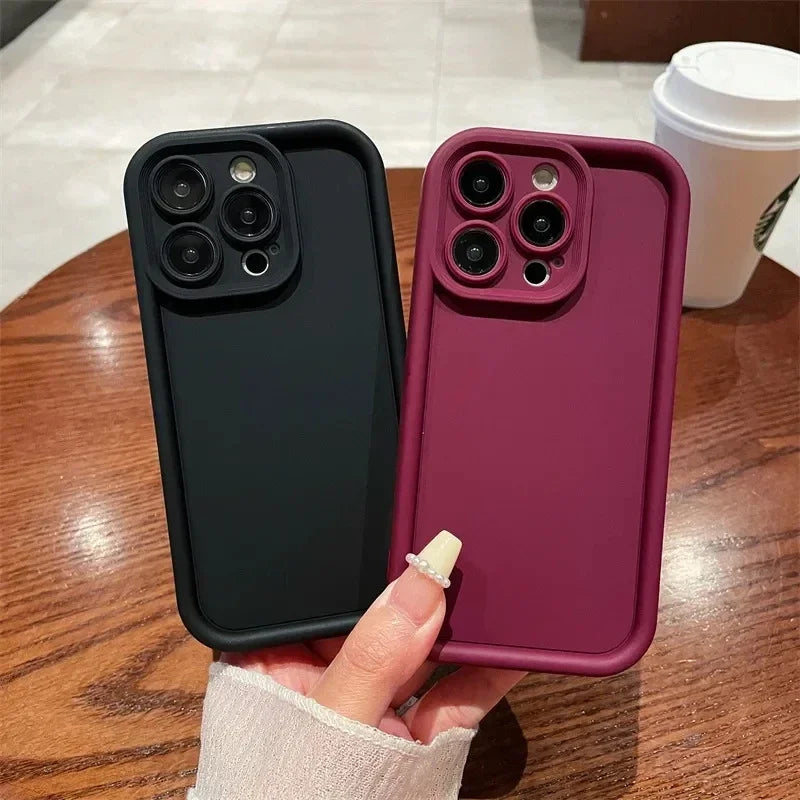 Thickened Protective Case for iPhone 17 16 15 14 13 12 11 Pro Max TPU Cover