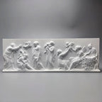 Relief Wall Decor The Ages of Love Sculpture Roman Style Plaque Office Library Decoration