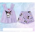 Sanrio Kuromi and Cinnamoroll Boys and Girls Summer Pyjamas Set Home Wear