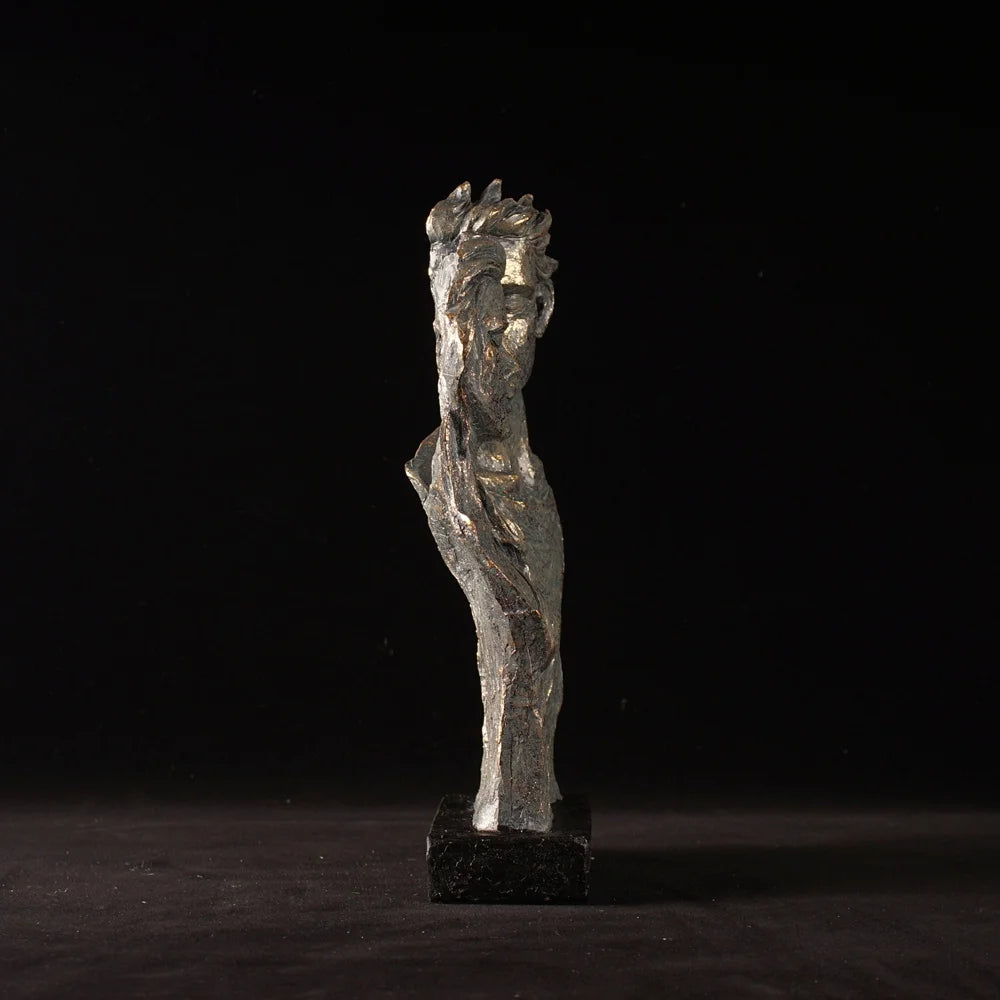Resin Abstract Couple Sculptures Lovers Statue Home Living Room Tabletop Decoration