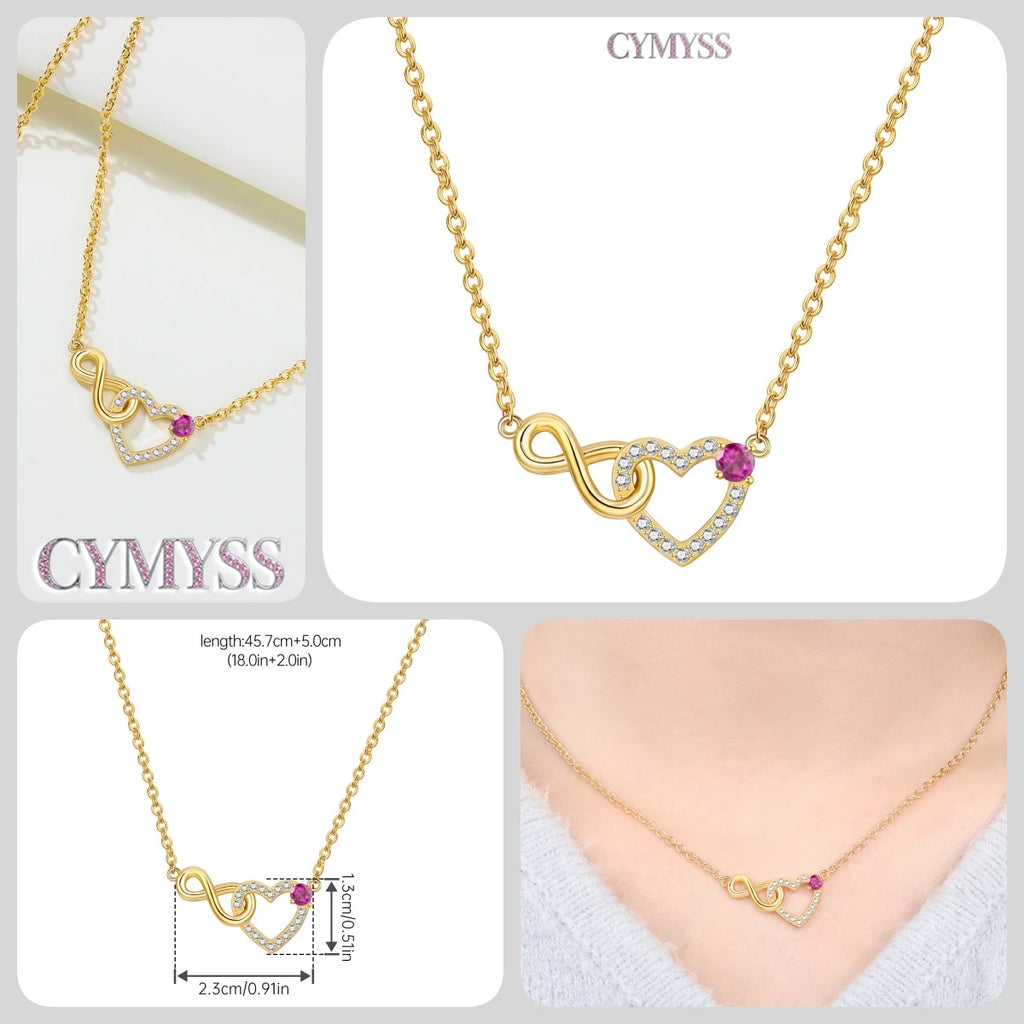 Original 925 Sterling Silver 18K Gold Heart Lock and Key Necklace Y-shaped Chain Necklace For Women Memorial Prayer Jewelry Gift