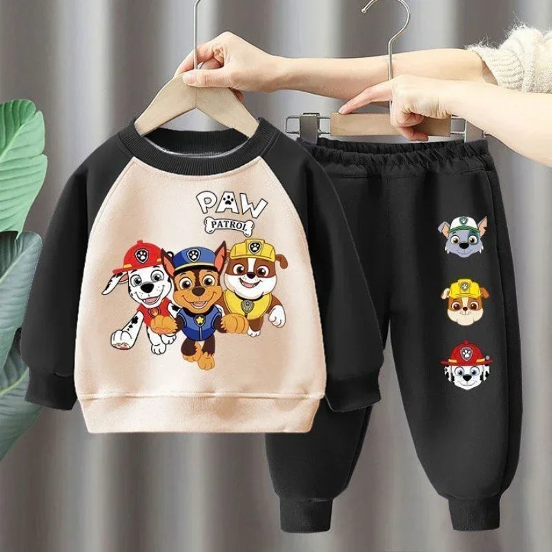 PAW Patrol Boys Spliced Long Sleeve Sweatshirt and Trousers 2-Piece Set