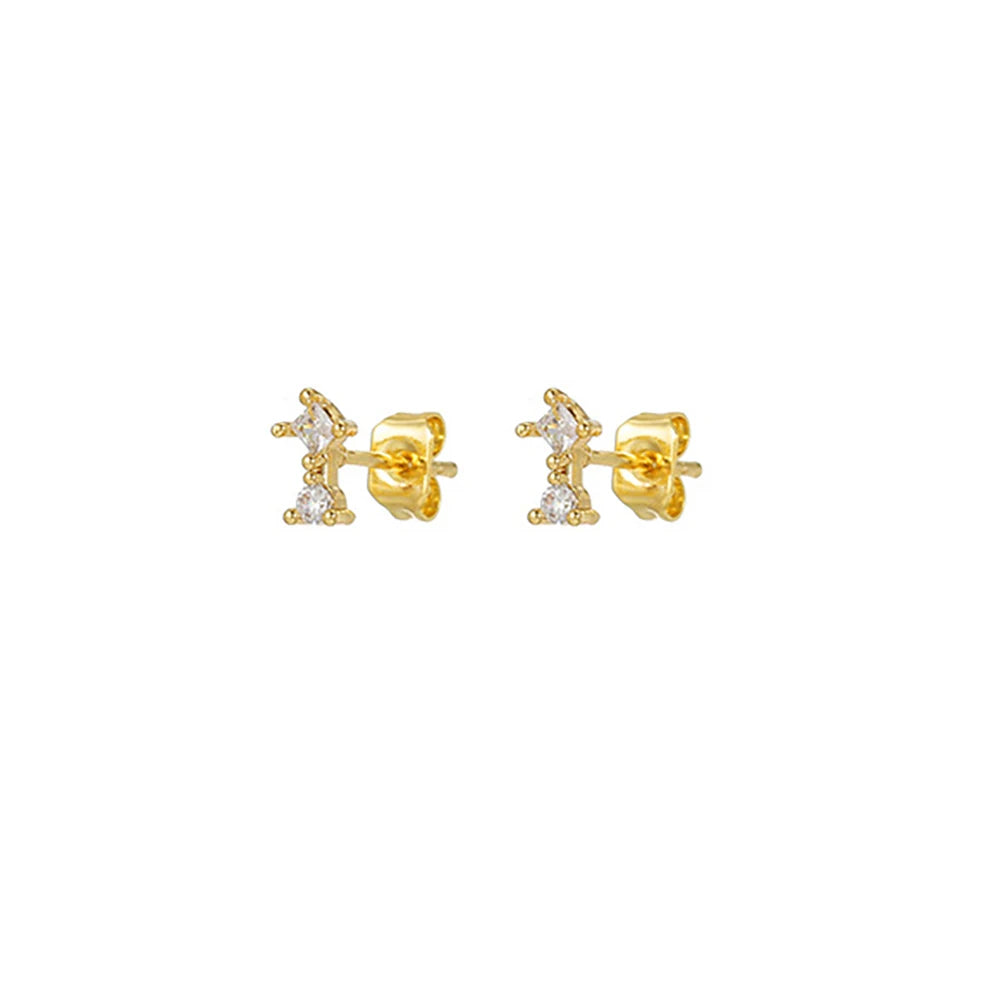Trendy Gold Colour Long Tassel Chain Hanging Earrings Heart Clips