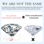 GRA 925 Sterling Silver Round Simple Real Moissanite Diamond Ring For Women Anniversary High Quality Fashion Fine Jewelry