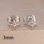 Fashion Minimalist Star Stud Earring 14K Gold Plated Mini Daily
