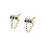 New Stainless Steel Zirconia Hoop Earring Cloud Star Moon Chain Pendant