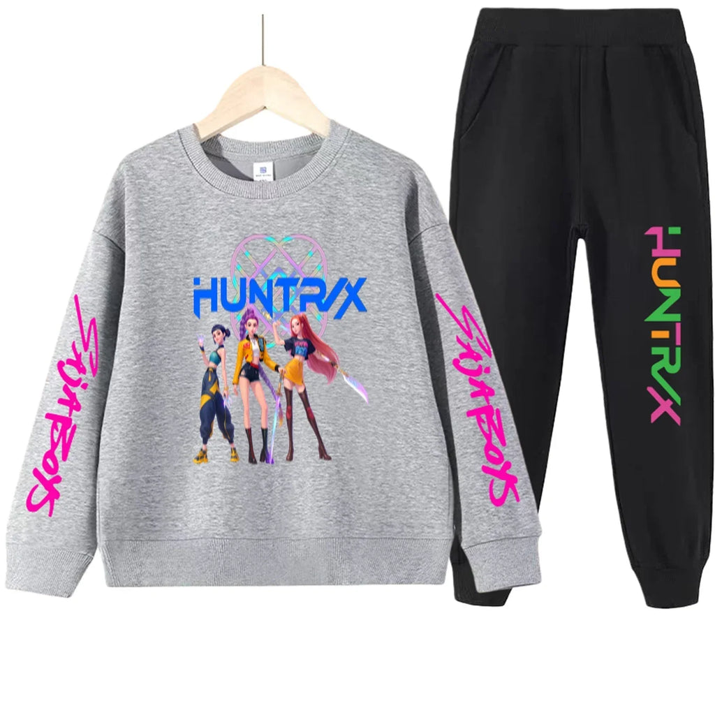 Kids Kpop Demon Hunters Indoor Hunter Witch Outfit ChildrenÕs Clothing Set
