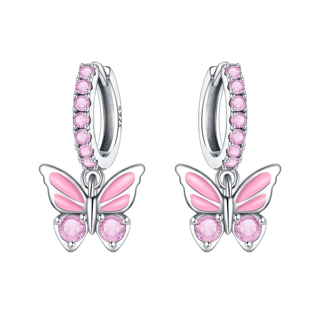 925 Sterling Silver Cute Bees Insects Stud Earrings Exquisite Birthday Gift