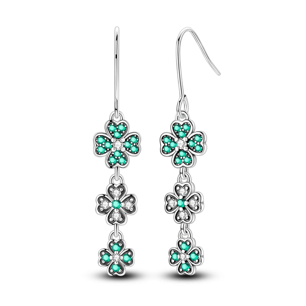 925 Sterling Silver Dreamcatcher Feather Ear Studs Hoop Earrings Jewellery Gift