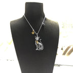 Star Cat Chain Necklace 925 Sterling Silver Fashion Cute Jewellery Gift