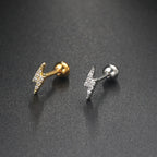 1PC 2023 Daith Ear Ring Piercing Star Eye Tragus Helix Septum Steel