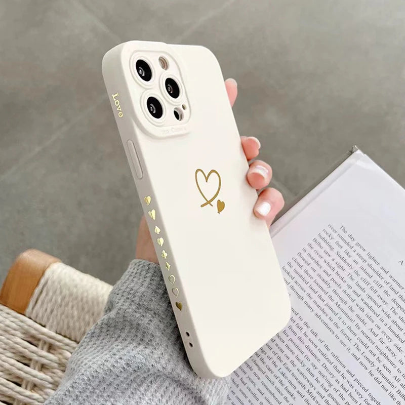Colourful Love Heart Case for Xiaomi Mi 13 12 11 Lite Poco X5 F5