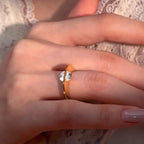 925 Sterling Silver Personalized Planet Zircon Ring Wedding Party Daily High Quality Gift