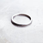 Delicate Band Ring 925 Sterling Silver Classic Fine Jewellery Women Romantic Gift