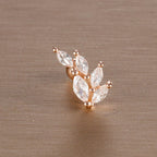 1PC 6 Styles Stainless Steel Mini Zircon Cartilage Piercing Stud