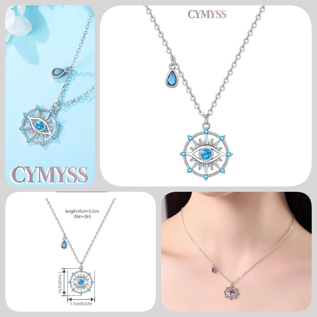 Original 925 Sterling Silver 18K Gold Heart Lock and Key Necklace Y-shaped Chain Necklace For Women Memorial Prayer Jewelry Gift