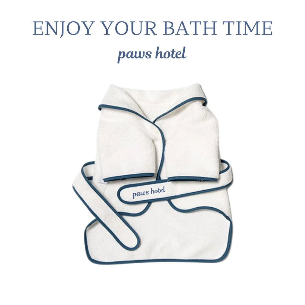 Cute Pet Bathrobe Dog Pajamas Towel Outfit Photo Props