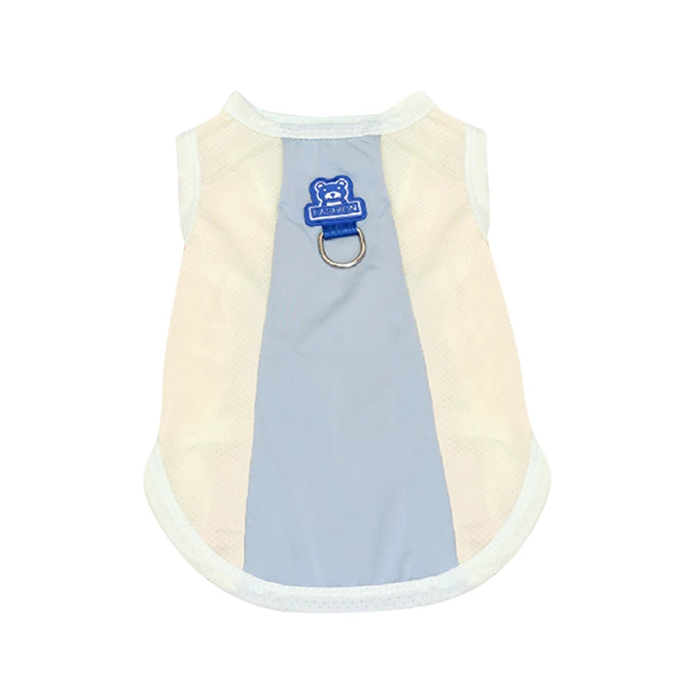 Cooling Dog Cat Vest Summer Breathable Mesh UV Protection Ice Silk Jacket