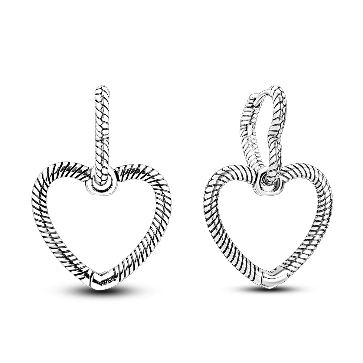 925 Sterling Silver Classic Multi Ring Drop Earrings Elegant Birthday Jewellery