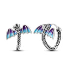 925 Sterling Silver Cats Dogs Animals Hoop Ear Studs Anniversary Gift
