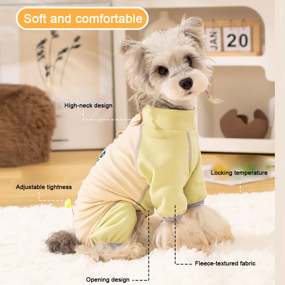 Skin-friendly fabric  Dog Clothes, Buttery Soft Seamless Pet Bodysuit Made from Baby-Grade for Comfort Winter Coats Jumpsuits