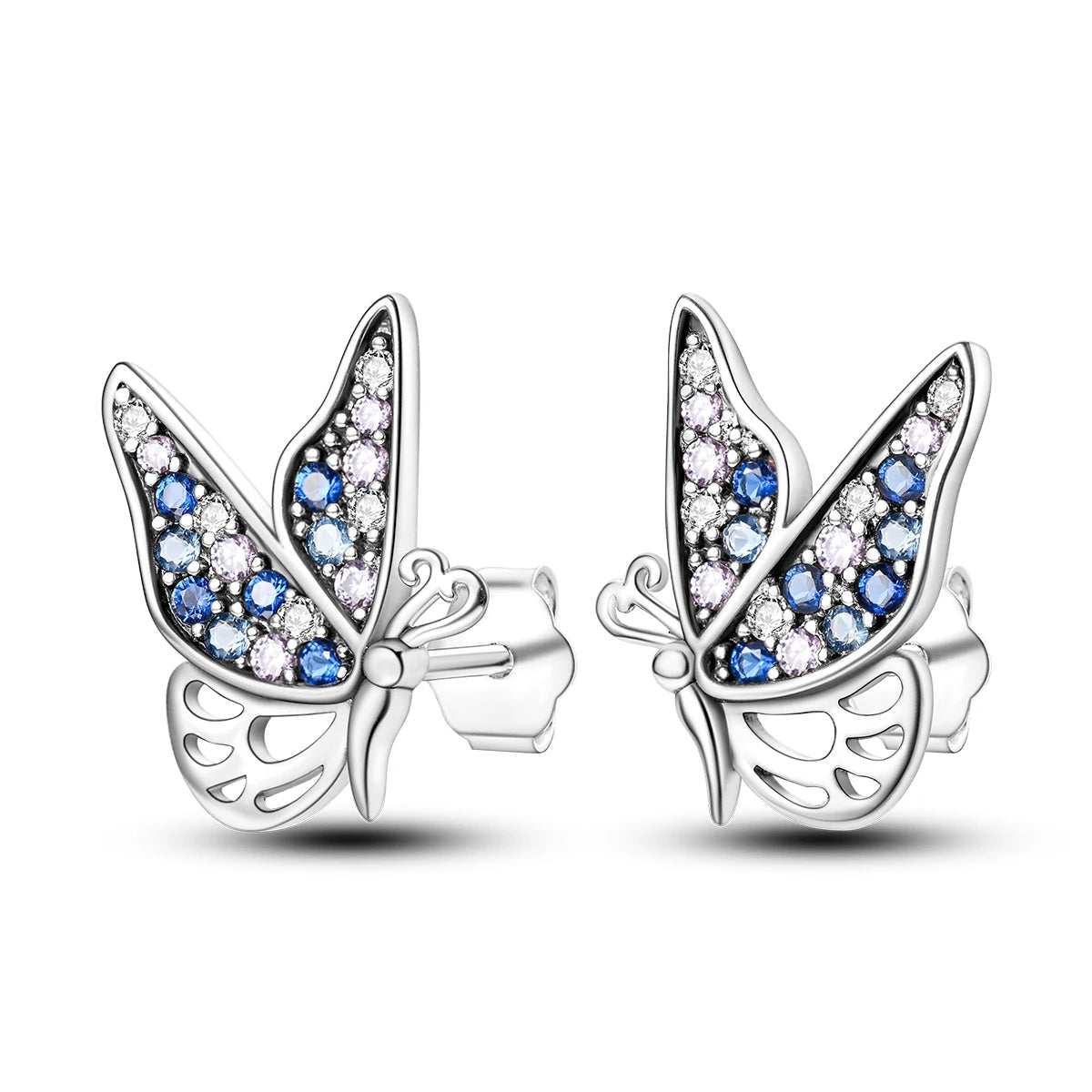 925 Sterling Silver Exquisite Dragonfly Versatile Hoop Earrings Fine Jewellery