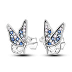 925 Sterling Silver Cute Bees Insects Stud Earrings Exquisite Birthday Gift