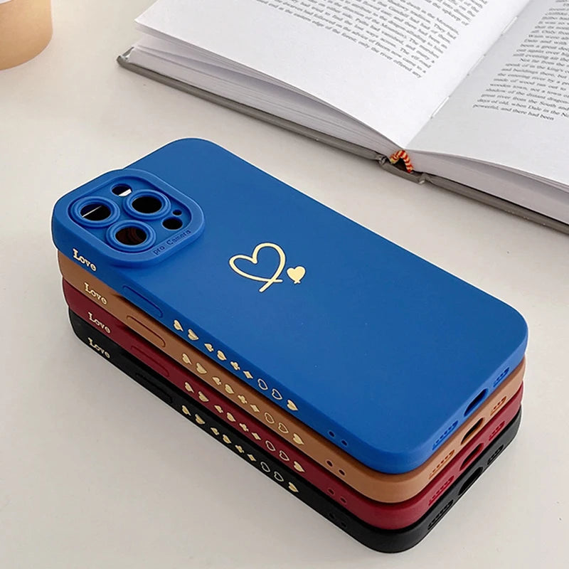 Colourful Love Heart Case for Xiaomi Mi 13 12 11 Lite Poco X5 F5