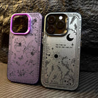 Fresh Moon Star Silver IMD Case for iPhone 16 15 14 13 12 Pro Max