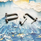 Ball Hoop Earrings 925 Sterling Silver Classic Women Men Gift