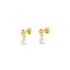 1 Pair Vintage Stainless Steel Chain Tassel Dangle Earrings Retro Punk
