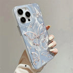 Green Gradient Butterfly Case for Samsung A55 A35 A15 S24 S23 Ultra S22 FE