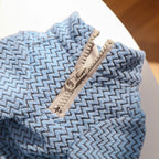 Half Zip Pet Sweater Winter Clothes Hairless Cat Small Medium Dog Pullover