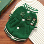 Winter Coats for Dogs Fleece Bear Dog Baseball Jacket Puppy Costume Cat Clothing Chihuahua Bichon Dachshund Items Dog Clothes
